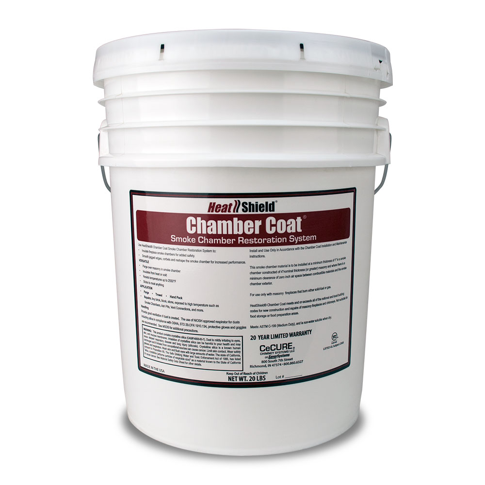 Heat Shield Chamber Coat - 5 Gallon Smoke Chamber Restoration Product from Chimney Saver