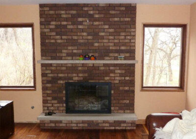 dark brick firebrick facing