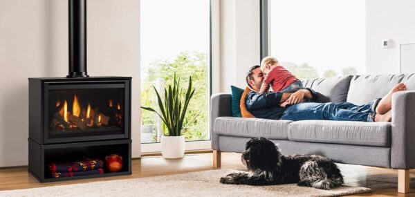 Majestic Ruby Freestanding Gas Fireplace
