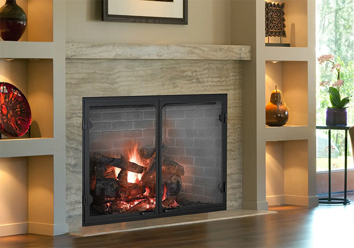 Majestic Fireplace Glass Doors Majestic Fireplace glass doors
