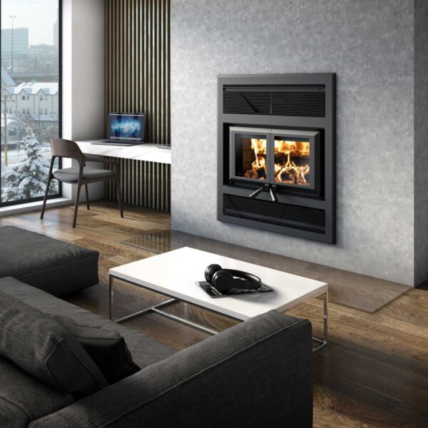 Ventis - Large Double-Door Wood-Burning Fireplace - HE325